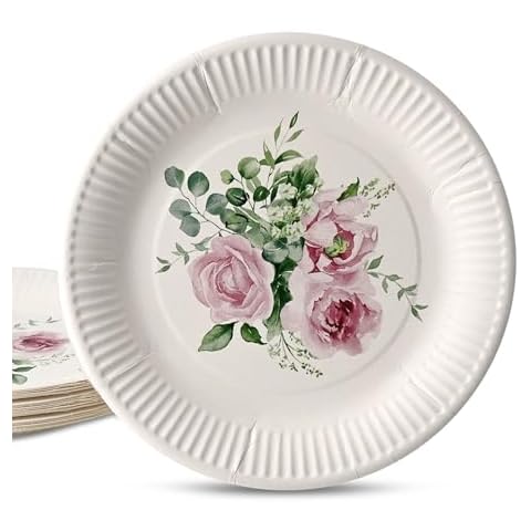 Assiettes en carton ECOFIESTA 23 cm Cover