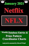 January 2021 Netflix NFLX Weekly Database Entries & Price Pattern Coordinates Charts