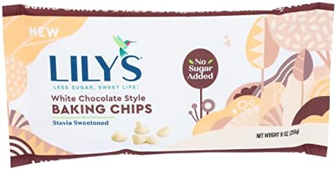 Lily's Chocolate Baking Chips White Chocolate Style, 9 Ounce