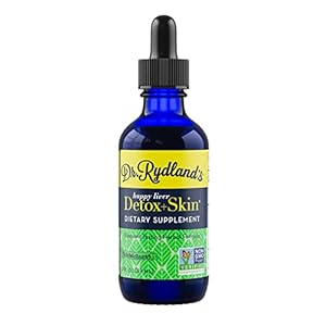 Dr. Rydland’s Herbal Supplement | Created by KidsWellness | Detox & Skin | Relieves Eczema, Rosacea, Acne and Viral Skin Rashes | 2 Ounce Bottle