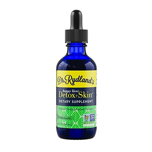Dr. Rydland's by Kids Wellness Liver Cleansing Detox and Skin Herbal Formula (2 Ounce); Also relieves Eczema, Rosacea, Acne and Skin Rashes