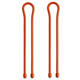 Nite Izeオリジナルのギアタイ 再利用可能なゴム製のツイストタイ 18 in.