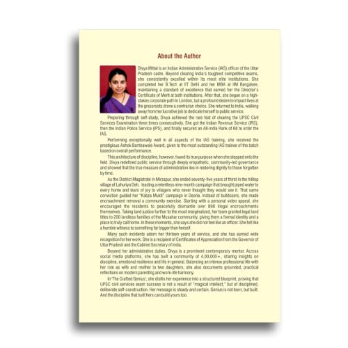 Image of The Crafted Genius | Step-By-Step Blueprint For Cracking UPSC Civil Services Exam | Master Prelims, Mains and Interview | By Divya Mittal, IAS