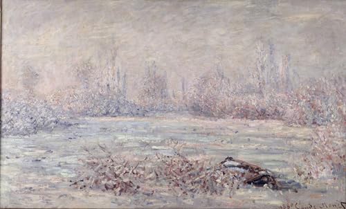Tableau Givre près de Vétheuil Monet pour créer une ambiance zen dans votre chambre