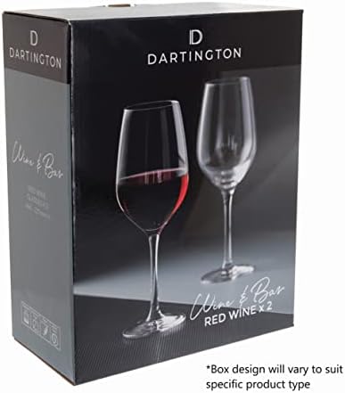 Dartington Crystal WB413/P - Crystal Wine and Bar Tumblers, Set of 2 x 370ml