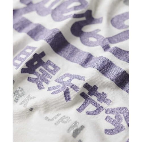 T shirt scintillant à motif VL femme Superdry - vue 5