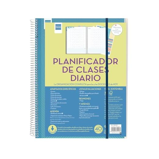 Finocam - Planificador De Clases Diario Docente 1 Día Página Español