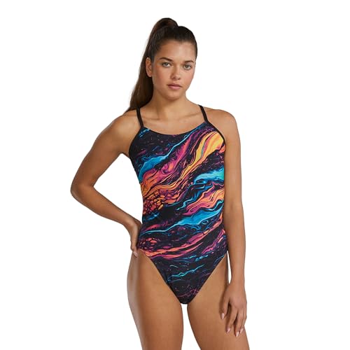 Maillot une pièce TYR Magmata Durafast Elite femme natation sportive dos ouvert