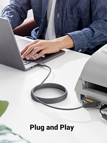 Ugreen Usb To Parallel Port Usb To Ieee1284 Cn36 Centronics Printer Cable Adapter 10Ft #TOP5