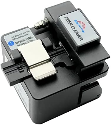 Sign hearth Excessive Precision Optical Fiber Cleaver, Cleaver Fiber Cutter with 12 Cleaving Spots and 36000 Cleaves, Single Strand Fiber Cutter Device for 0.25mm 0.9mm Coating Diameter Fiber