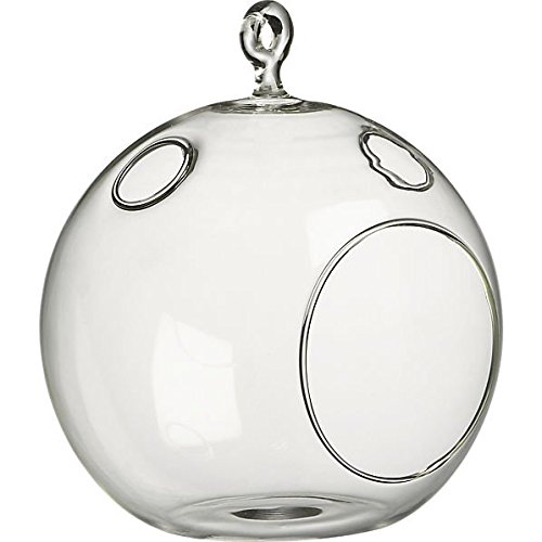 (Set of 3) Handmade Home Decor Glass Balls Hanging Candle Holders Decorate Your Room or Gift Idea