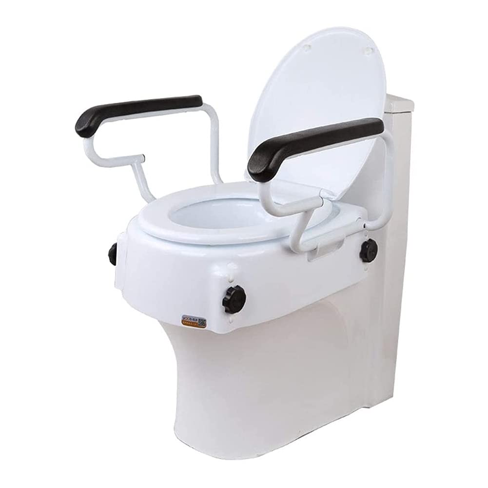 Buy Raised Toilet Seat Raised Elevated Toilet Seat W/Padded Arms