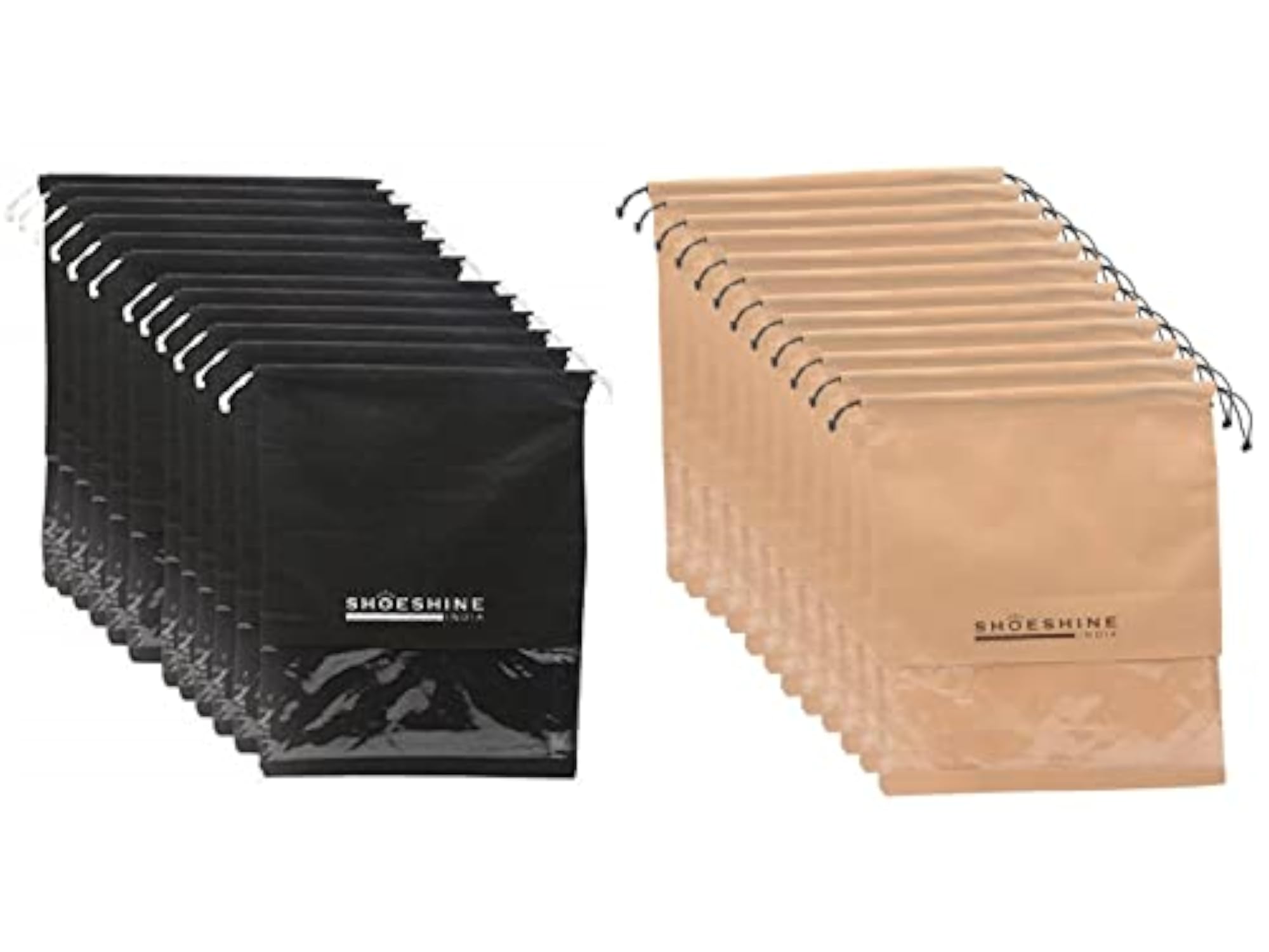 Shoe Bag Set of 24 Pcs, Clear Window Design