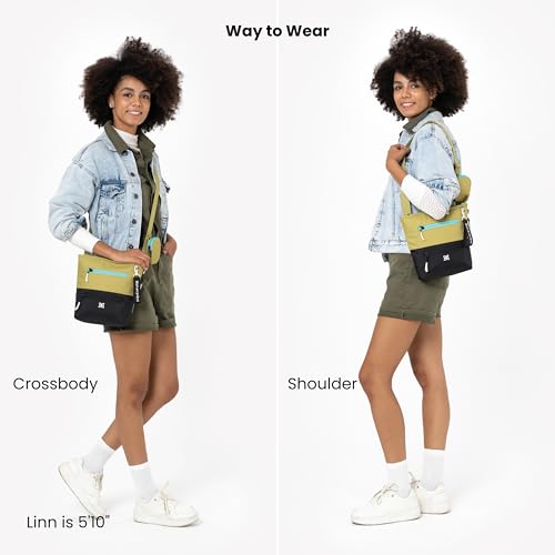Image of Sherpani Sadie, Nylon Crossbody Bag, Lightweight Shoulder Bag, Travel Cross Body, Crossbody Purse for Women, RFID Protection, Removable Coin Purse, Travel Gift (Alchemy)