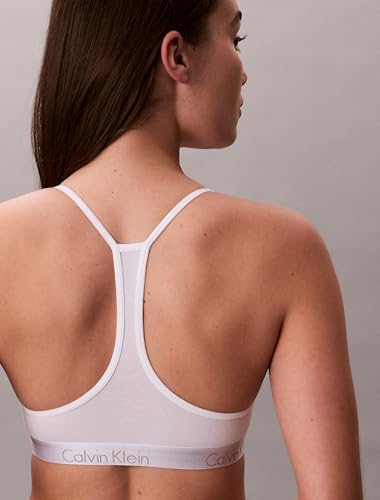 Image of Calvin Klein Women's Motive Cotton Lightly Lined Bralette Bra