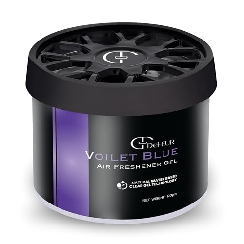 Image of Blue Voilet Gel Car Perfume - Lavender Violet Freshness | Long-Lasting 45 Days | Luxury Gel Car Air Freshener