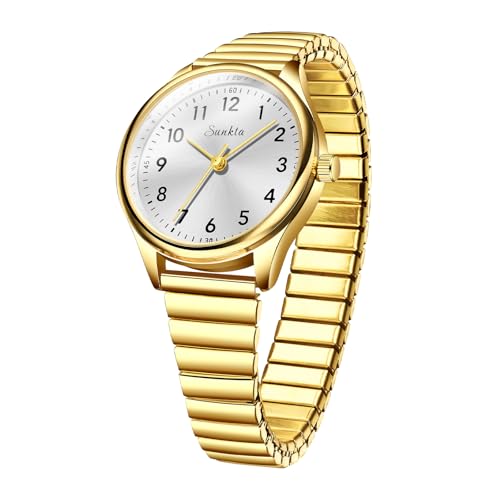 Image of LIGE Luxury Watches for Women Easy Reader Analog Ladies Waterproof Quartz Watches with Stainless Steel Case Wrist Watch