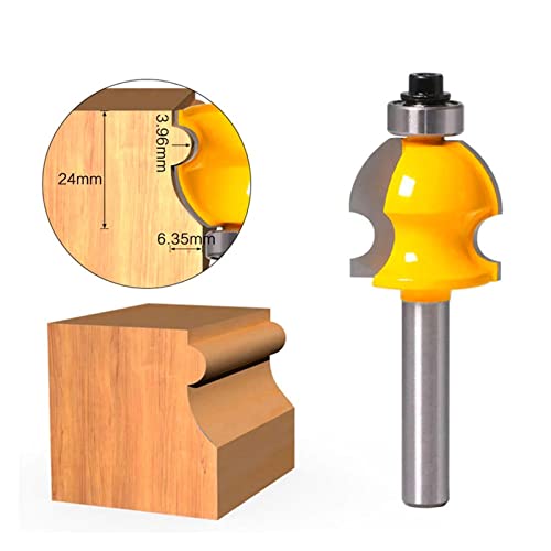 Fraise de menuiserie moulure architecturale queue 8mm pour toupie - 2