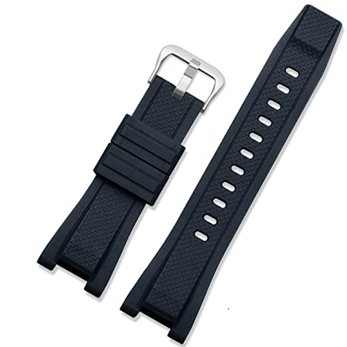 Correa de reloj de goma impermeable de 26x14mm con resistencia al sudor para GST W300 B100