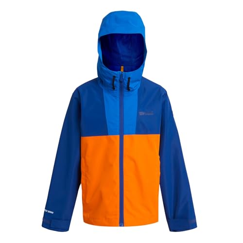 Childrens/Kids Hanleigh Waterproof Jacket (14 Years) (Oxford Blue/New Royal/Persimmon)