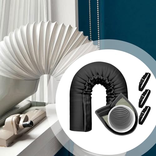 Funda de manguera de aire acondicionado móvil para evitar el calor en el interior 8