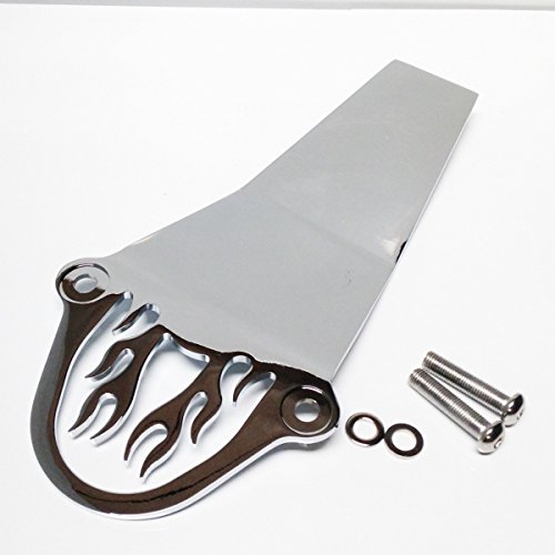HK MOTO- Chrome Flame Drive Shaft Cover Guards For V-Star 650 1100 Classic Custom