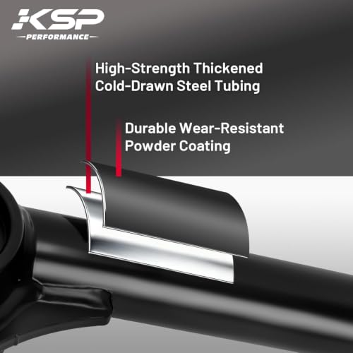 Image of KSP Front Upper Control Arm with PU Bushings for Tundra Sequoia,2-4 inch Lifted Upper Control Arms with Ball join for Toyota Tundra Sequoia 2007-2021, 2PCS
