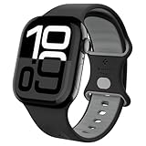 Apple Watch バンド 49/46/45/44mm【Apple Watch Ultra3/Ultra2/Ultra/11/10/9/8/7/6/5/4/SE3/SE2/SE 対応】 シリコン素材 ストラップ 通気性 肌にやさしい ナノポップ AMP09321 (ブラック・セサミ)
