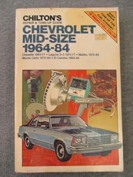 Paperback Chilton Repair and Tune Up Guide Chevrolet Mid Size 1964-1984 Book