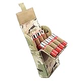 Equipment Mobile Tactical Shotgun Shell Bag MOLLE Tactical 25 Rounds Shotshell Pouch Holder Compact