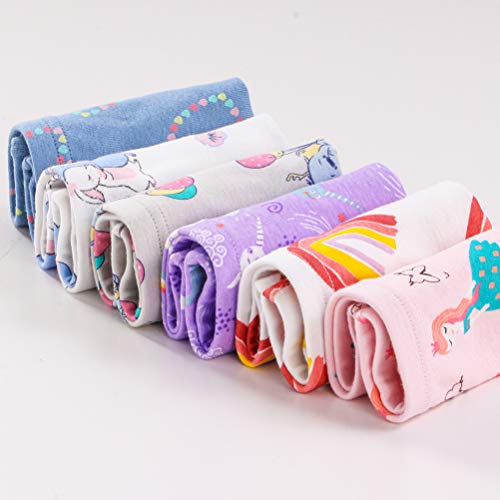 Image of Kids Series Baby Underwear Little Girls' Cotton Boyshort Panties (Pack of 6)