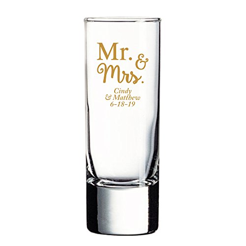 Vasos altos personalizados color dorado 144 pack