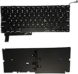 100% New Keyboard 100% New with Backlight Compatible with 15.4' MacBook Pro A1286 MC118LL/A MB985LL/A MB986LL/A MC371LL/A MC372LL/A MC373LL/A MC721LL/A Series 2009 2010 2011 2012