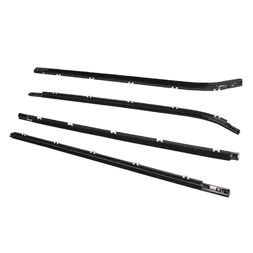 Mzxygkli One Color Car Window Weather Strip 4Pcs/Set Car Side Window Weather Strip 822102L000 Glass Waterproof Pressure Weatherstrip Sealing For Hyundai For I30 2008-2011