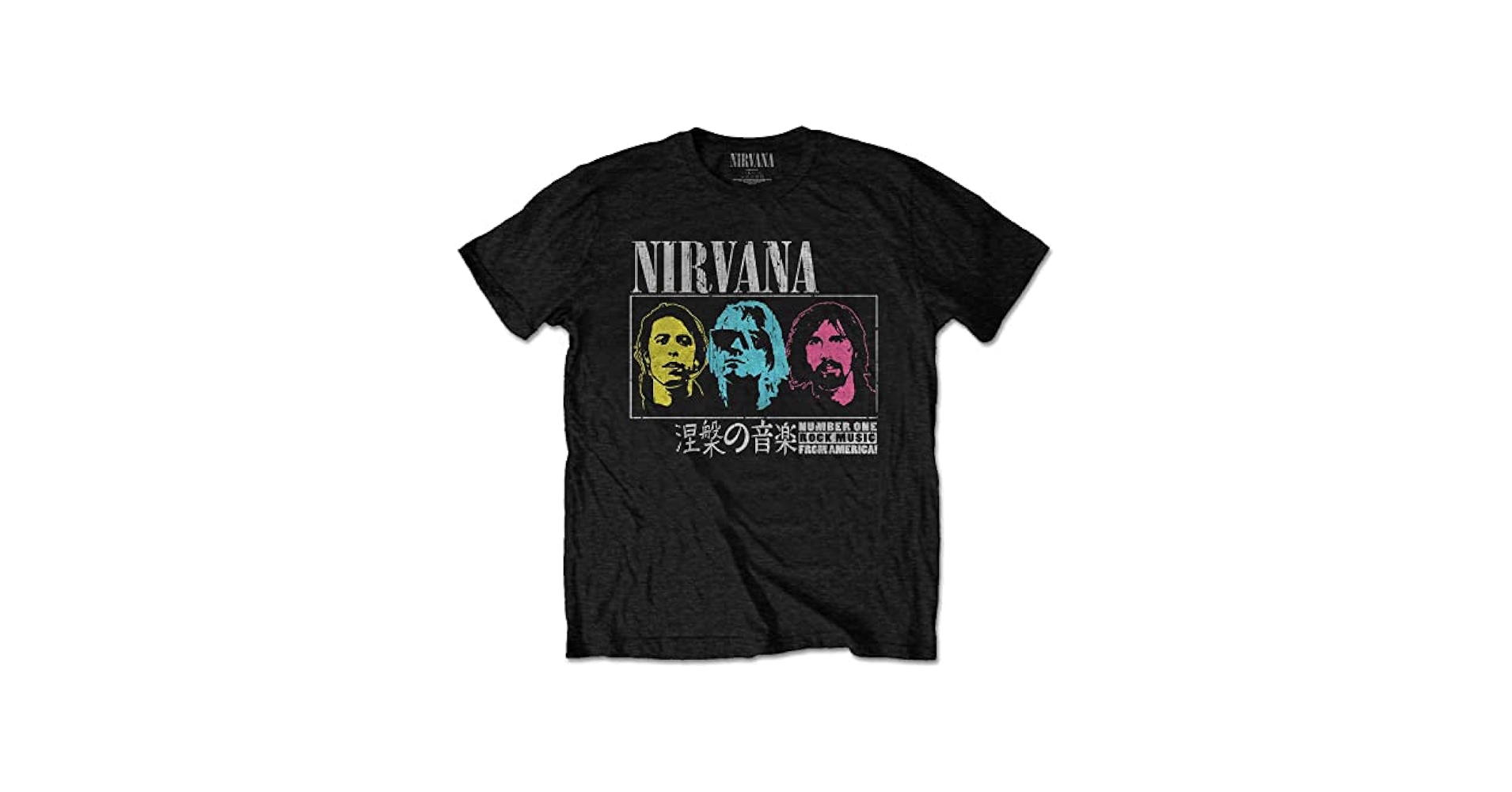 Amazon.com: Nirvana T Shirt Live In Japan Band Logo Official