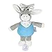 Sterntaler Peluche Musicale, Âne Emmi en Peluche, Boîte à Musique Remplaçable, Taille: L, Brun/Grün