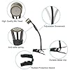 Kimafun Saxophone Microphone Wired for Wireless Belt Pack Transmitter Clip On Instrument for Musicians CX-306 Unidirectional Condenser Mic #1