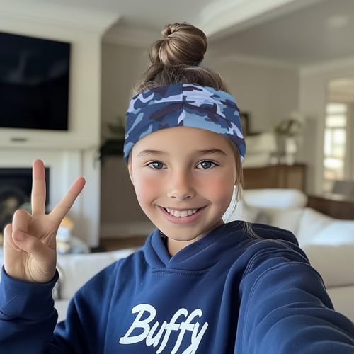 LedBack Childrens Sports Headbands Athletic Sweatbands Headband Trendy Elastic Headscarf for Girls and Boys4