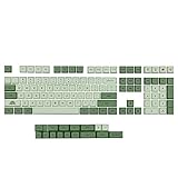 EPOMAKER Matcha 124 Tasten PBT Keycaps, XDA Profil, PBT Farbsublimation Tastenkappen Set für mechanische Tastatur (XDA Profil, Matcha)