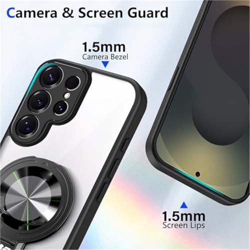 Coque iPhone 17 anti-rayures avec béquille objectif intégrée
