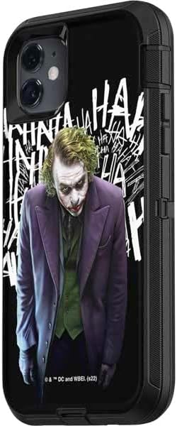 Skinit Decal Skin Compatible with OtterBox Defender iPhone 11 Case - Officially Licensed Warner Bros Joker The Dark Knight Design