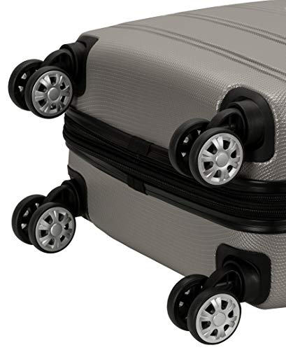 Image of Rockland Plastic Silver Carry-On (F145-SILVER)