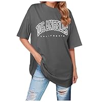 Maglietta da donna, estiva, oversize, top da donna
