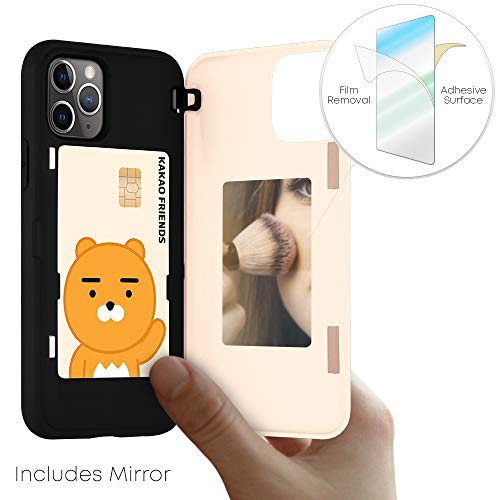 Goospery Kakao Friends Iphone 11 Pro Wallet Case With Card Holder, Protective Dual Layer Bumper Phone Case (Ryan Beige) Ip11P-Kmdb-Rynbg #TOP5