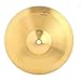 Drum Cymbal, Brass 10inch Splash Cymbal Musical Instrument for Drum Set