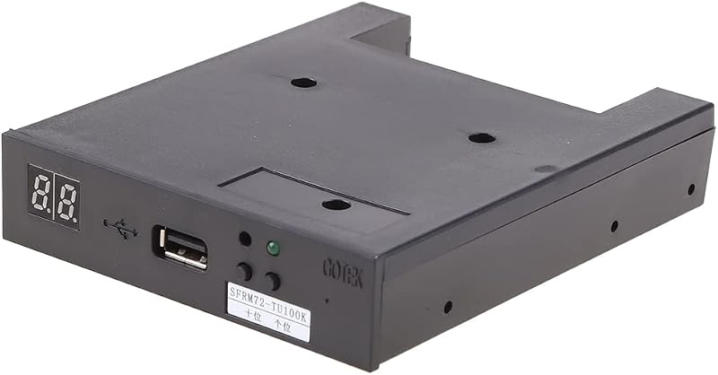 Unidad de disquete FDD portátil de 3,5 ", 720KB, USB, lector de disquete interno, emulador para máquinas de bordado industriales Sfrm72