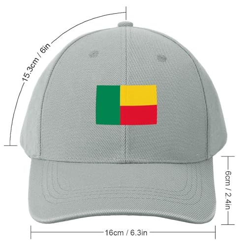 Benin Flag Children Baseball Cap Adjustable Snapback Trucker Hats Boys Girls Sports Outdoor Travel hat2