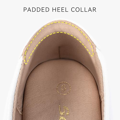 Womens Ballet Flats Shoes Pointed Toe Comfortable Bow Decor Versatile Slip-On Dressy Footware with Memory Foam Insole (Size Up)4