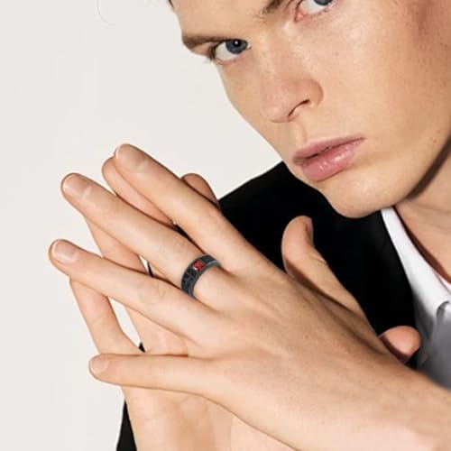 Custom Band Class Rings for Men Sterling Silver /10k/14k/18k High School College Ring Graduation Ring with Birthstone Graduation Gift for Men4