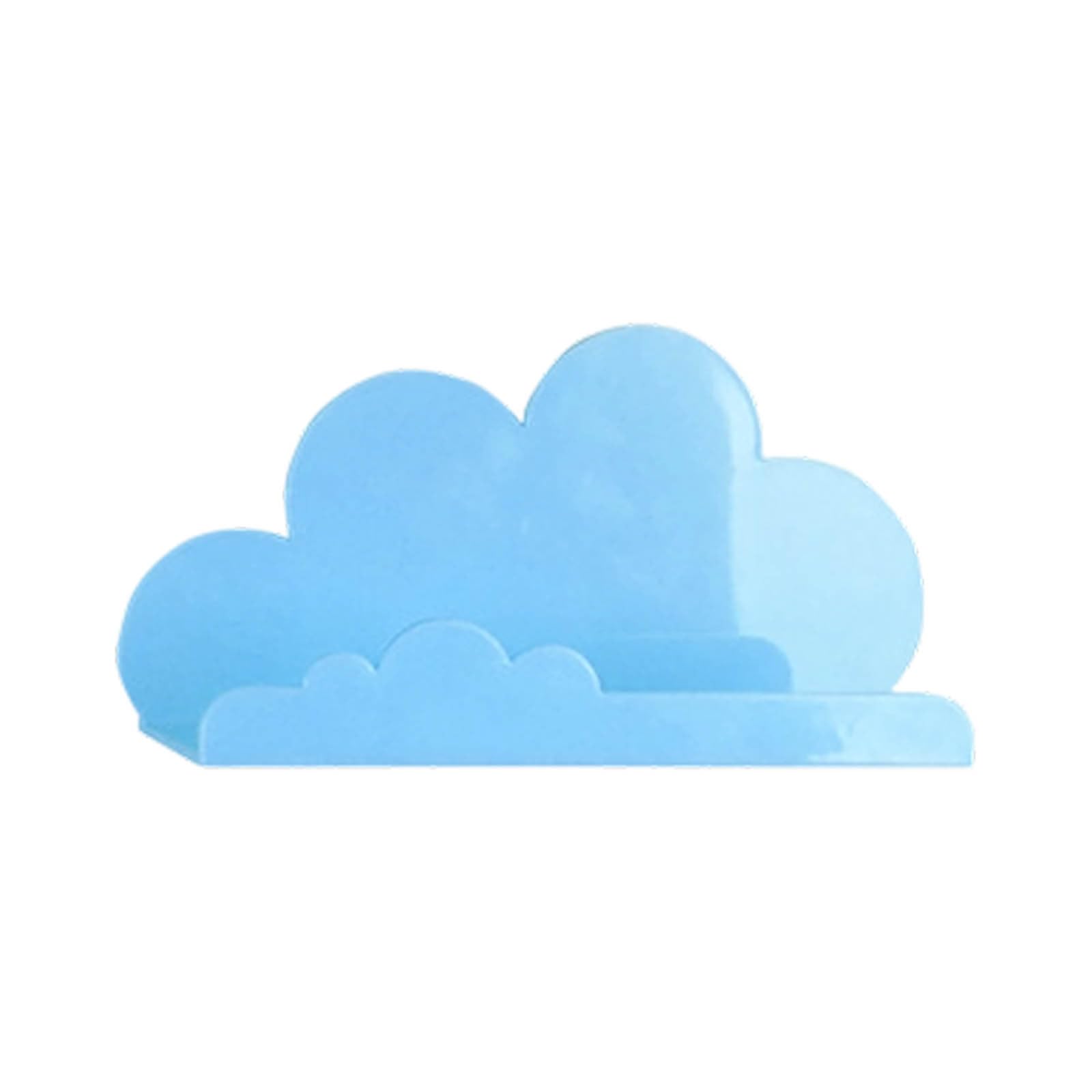 Étagère de rangement flottante nuage bleue pour deco murale de chambre